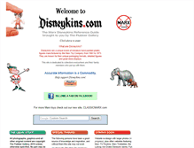Tablet Screenshot of disneykins.com